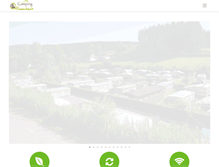 Tablet Screenshot of campingwiesenbach.be